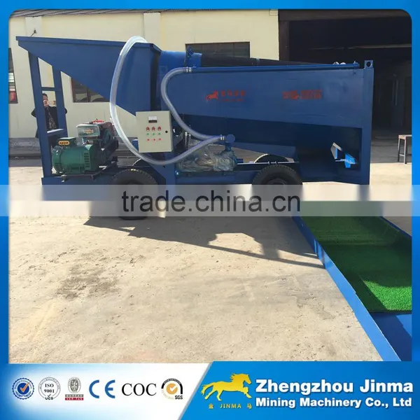 Diesel Engine Or Generator Drive Small Gold Washing Trommel Plant Quality Choice