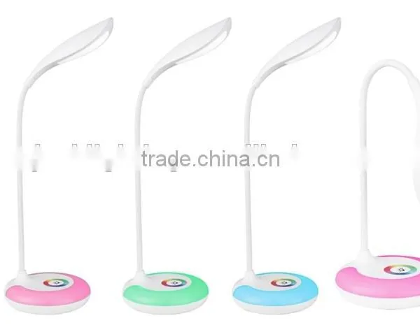 Rechargeable Flexible Night Light USB Desk Light JK-848 Rechargeable Color Changing Cordless Led Table Lamp Supplier's Choice photo-6