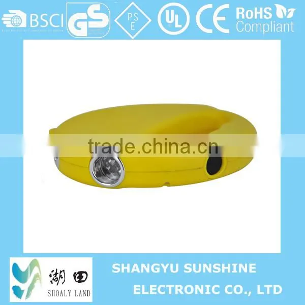 LED Yellow Flashlight,led Hand Lamp With Battery Charged