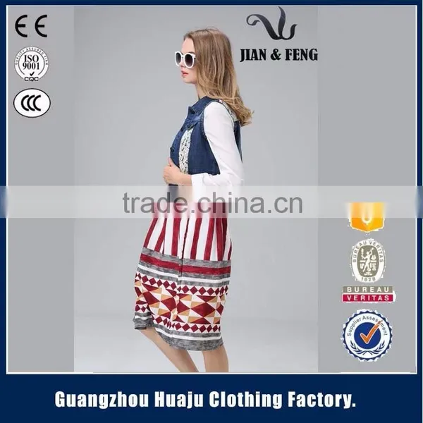 2016 New Arrival Sleeveless Denim Vest Jean Jacket for Women photo-4