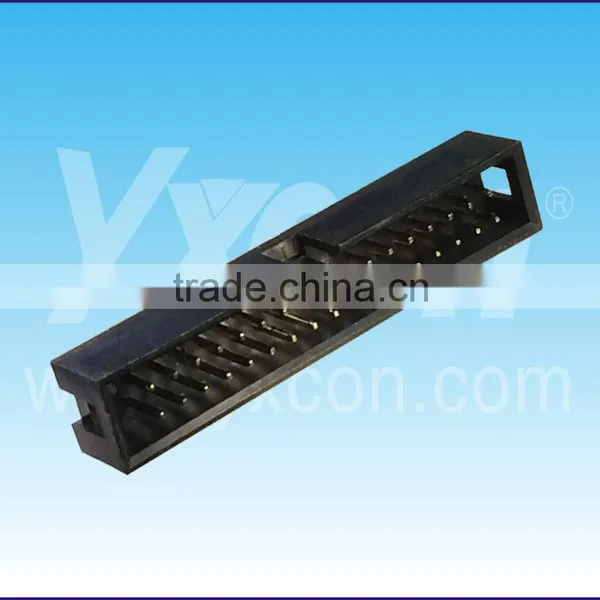 Dongguan Supplier 2.54mm Pitch UL Certificate Straight Dual Row Box Header Connector photo-4