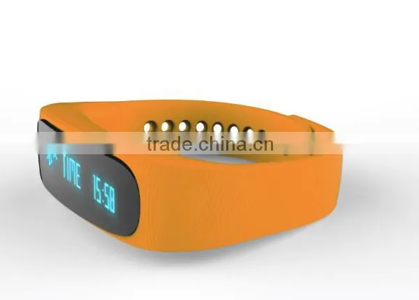 2015 Hot Selling New Model E02 Sport Bluetooth 4.0 Pedometer Smart Bracelet Health Sleep Monitoring Smart e Band photo-2