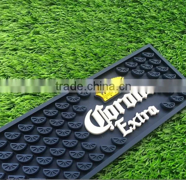 6P Free Promotional Plastic Rubber Bar Mat photo-2