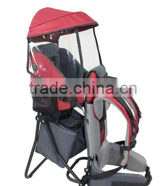 kids carrier/baby backpack with metal frame with EN13209 certificate folded baby carrier & baby product