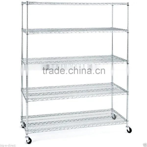 Chrome Wire Mesh Shelving for Hospital Use photo-4