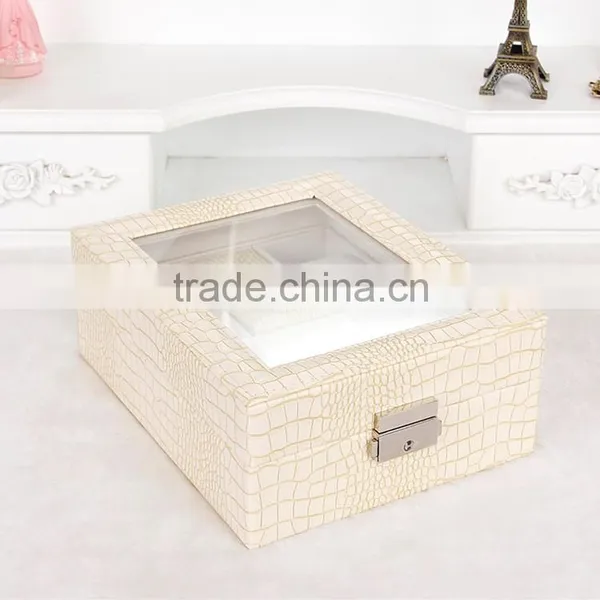 High Quality pu Leather Jewelry Organizer Display Box photo-2