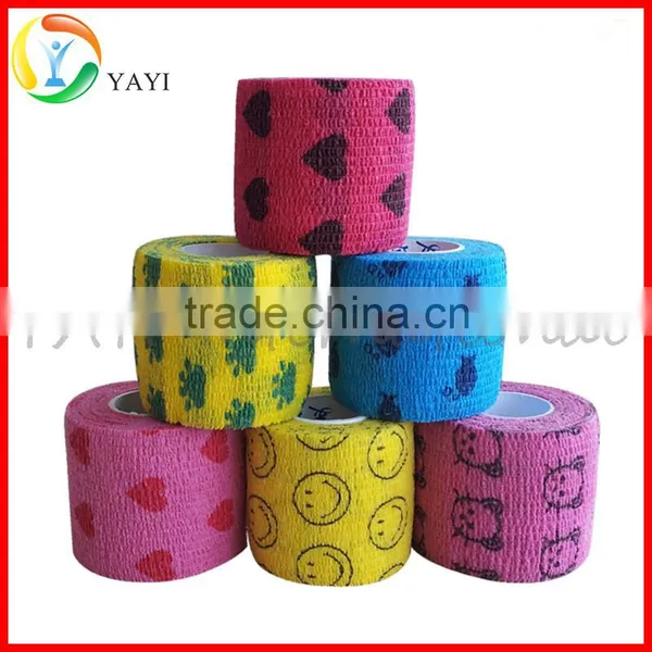 Sports Muscle Protection Non Woven Adhesive Elastic Bandage photo-4