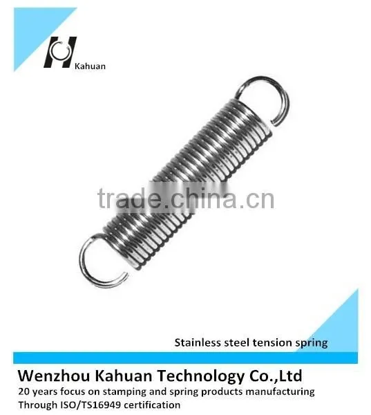 Stainless steel tension spring for electric fan extension spring
