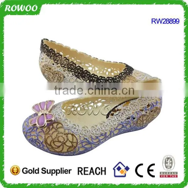 Hollow Lady PVC PCU Sandal Shoes photo-2