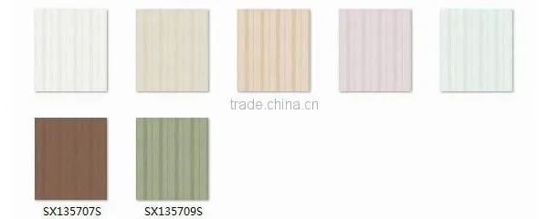 Closeout Printed Yarn Wallpaper, Cupcake Pink Oriental Vertical Stripe Wallcovering for Room , Fancy Wall Decal Designs photo-2