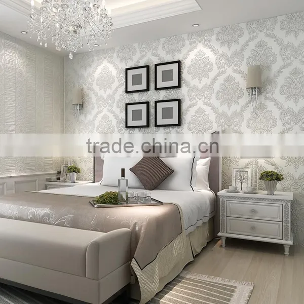 Fireproof Interior Embossed Self Adhesive Home Wallpaper photo-3