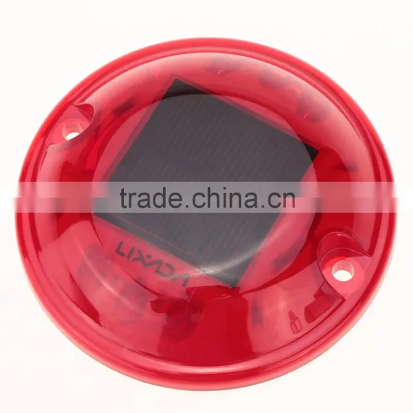 1PC Solar Power LED Road Stud Marker Outdoor Path Deck Garden Yard Lights Lamp Lighting, Red, White Solar Light photo-4