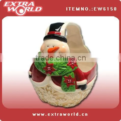 Christmas Ceramic Candy Holder