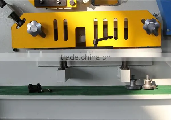 Q35Y Universal Hydraulic Iron Worker With Multifunctional Punching Bending Cutting Shearing Notching photo-5