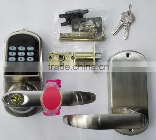 Z-wave Remote Control Password Keypless Electronic Cheap Door Locks With Handle (HF-LC9) photo-6