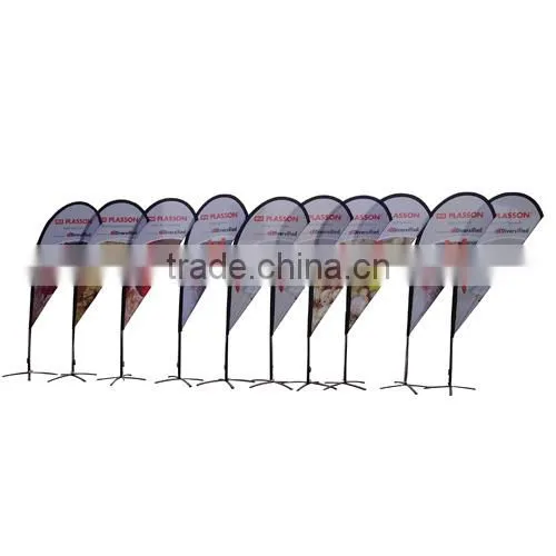 Marketing Feather Flag With Double Side Printing and Car Base photo-3