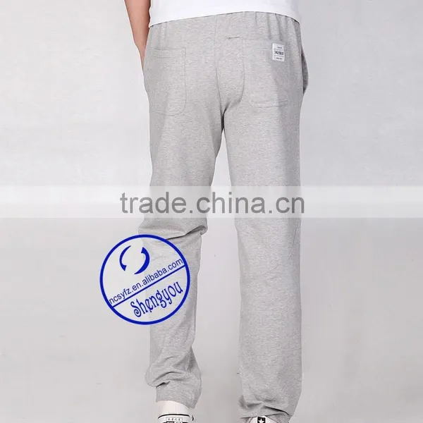 Custom 100% Cotton Wholesale Casual Long Men Jogger Pants photo-3