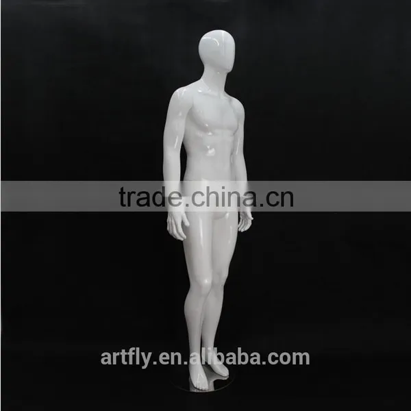 High Gloss White Unbreakable Plastic Mannequin photo-4