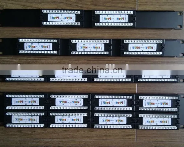 48 Ports Cat5e Cat6 Patch Panel photo-5