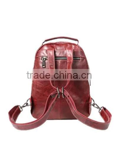 High End Travel Bag for Young Outside Brand Leather Trendy Backpack photo-3