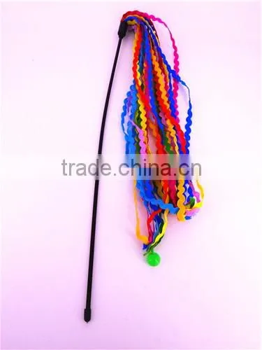 Color Ribbon Nature Cat Swing Toys With Sticker Toy Wholesale Cat Toys photo-2