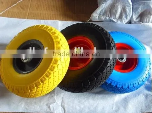 10" PNEUMATIC TYRES TRUCK TROLLEY BARROW TYRES With Metal Rim photo-5