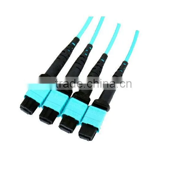 MTP OM4 LSZH MPO 8 Core Fiber Optic Cable-manufacturer Selling Directly 40G photo-2