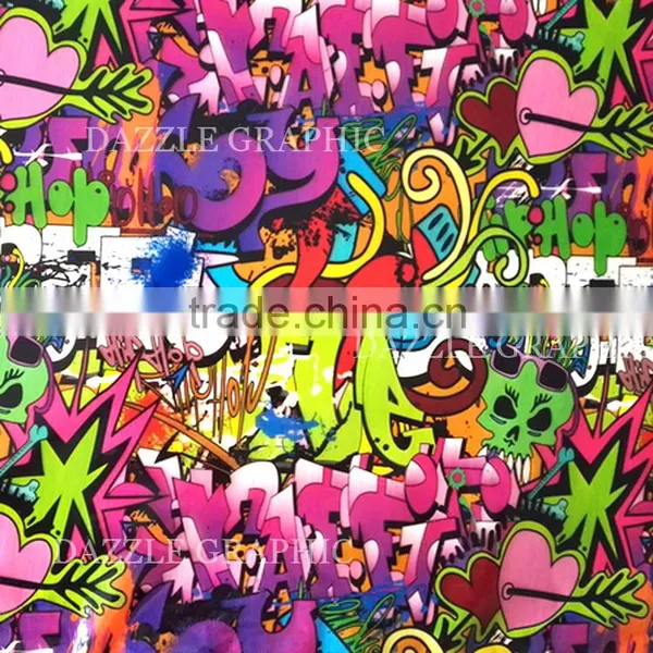 Customer Favorite Dazzle Graphic Hydrographic Film Sticker Bomb No.DGJJ719 Hydro Dipping Water Transfer Printing Film photo-2