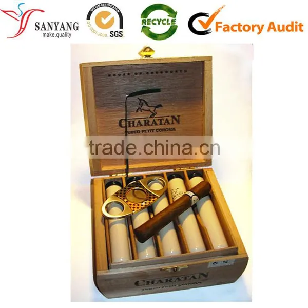 Yiwu Making Wood Rustic Cigar Packaging Box Cheap Wholesale