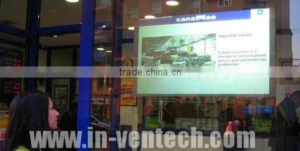 Low Price Transparent/ Holographic Rear Projection Screen Film for Advertising photo-2