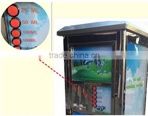Best Selling Stainless Steel Commercial Electric Coin And Ic Card Acceptor Fresh Milk Vending Machine For Sale photo-4