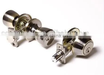 High Safe Stainless Steel Entrance Lockset Kwikset Deadbolt Combo Lock photo-3