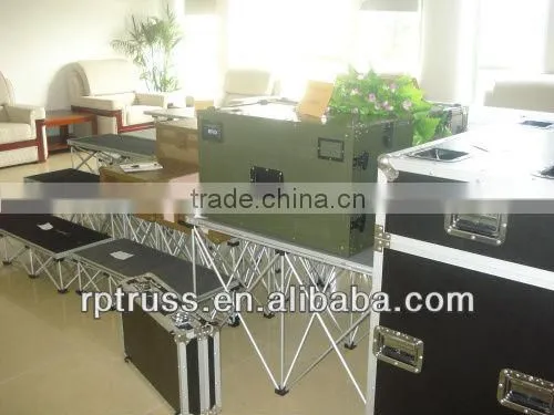 2015 RP High Quality Portable Smart Aluminum Stage Packing With Flight Case photo-3