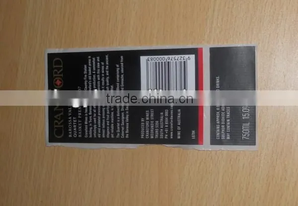 high quality custom wine bottle labels