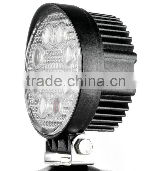Hottest 6000K Led Work Light 12V IP67 24W Auto Led Work Driving Light Led Work Round Light photo-3