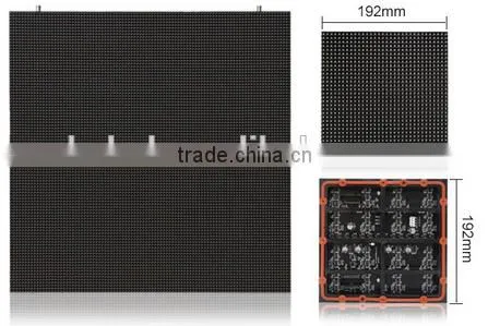 2016 Hot Sale Waterproof Football Stadium Perimeter Led Screen Display p6 photo-3