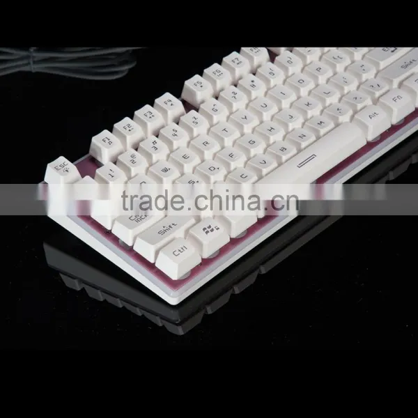 New Gaming LED Backlight USB Wired 104 Keys Professional Game Keyboard Waterproof Game Keyboard For PC photo-6
