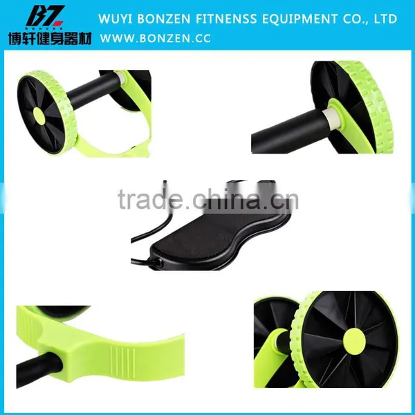 Newest Fitness Equipment Ab Wheel Ab Roller Pull Rope photo-3