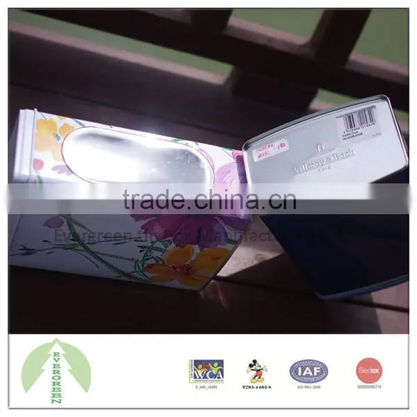 Popular Metal Tinplate Boxes With PVC Window 12.35*8.00*18.65 cm photo-2