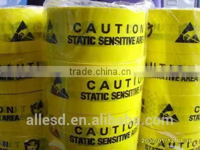 ESD BOPP Film Clear Caution Tape For Industrial Warning Use photo-6