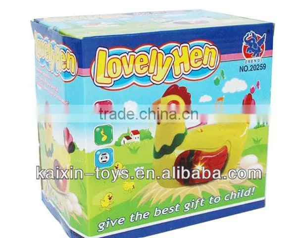 New design B/O chicken animal with music and sound