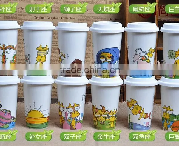 Hot China Products Wholesale Double Wall Cups in Glass