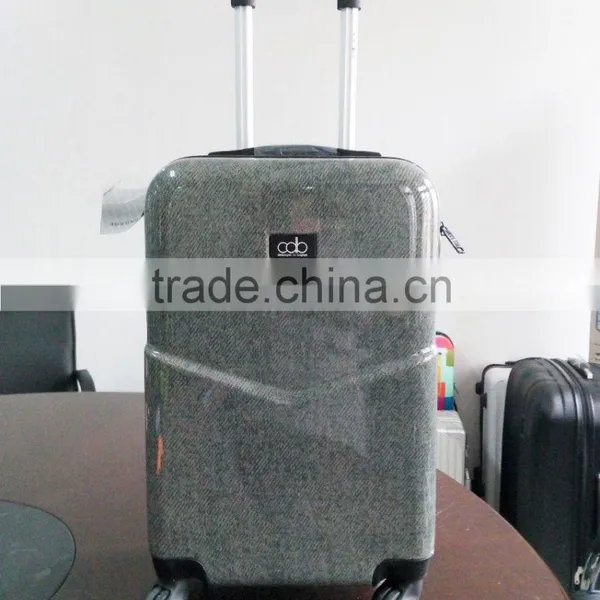 2016 Cute Cowboy Printed Hard Case ABS/PC Trolley Luggage Set photo-2