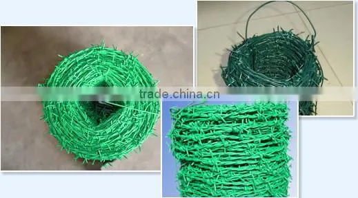 Heavy Coated Galvanized High Strength Reverse Twisted Barbed Wire Fence Wire photo-2