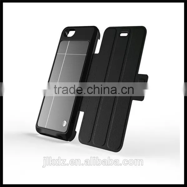 Novelty Design Individual Solar Cell Wireless Iphone Charger Case