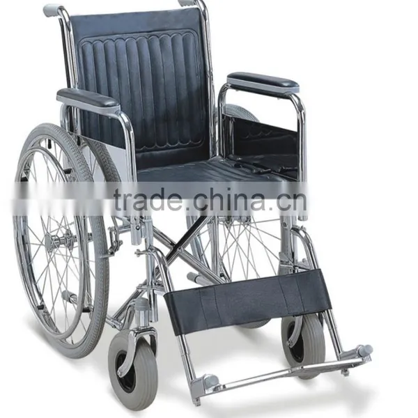 Health Care Supplies Home Care Aluminum Folding Wheelchair photo-3
