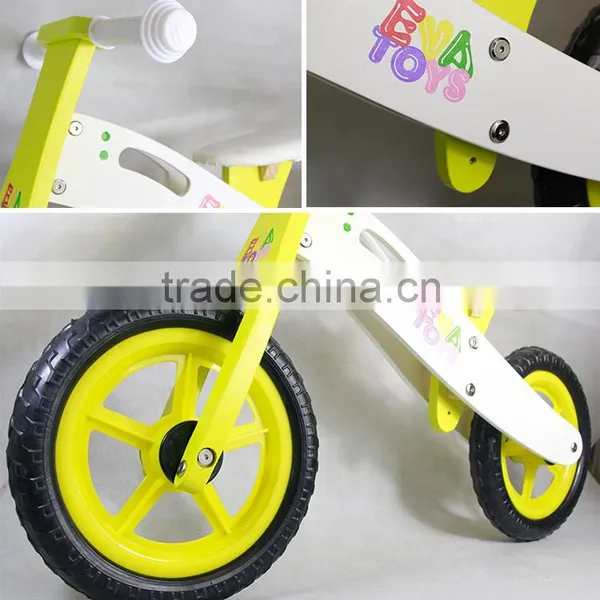 EN71 Brand NEW Pink Children Wooden Bikes for Toddlers