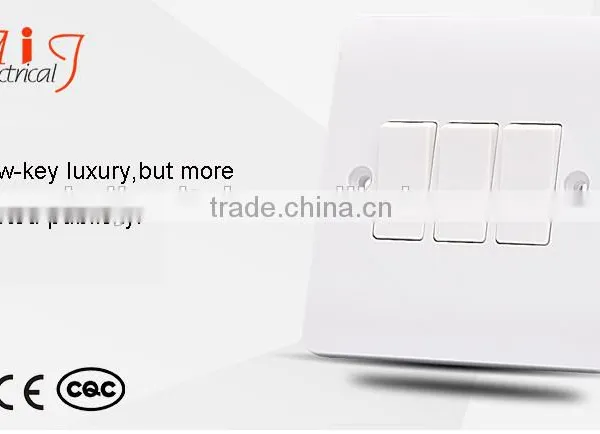 Electrical 250v 10a 86 Type 3 Gang 3 Way Wall Switch photo-3