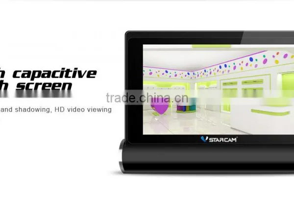 VStarcam HD 7 Inch Touch Screen With Indoor P2P IP Camera Home Security Alarm System photo-6