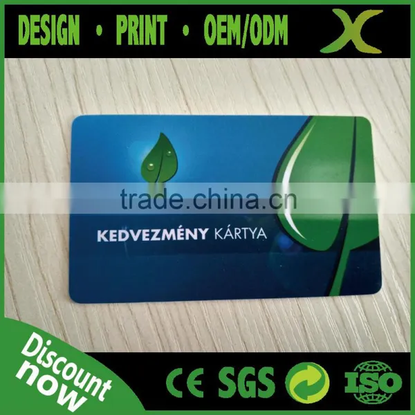 Free Design~~!! Best PVC Material CR80 PVC Gold Vip Card photo-4